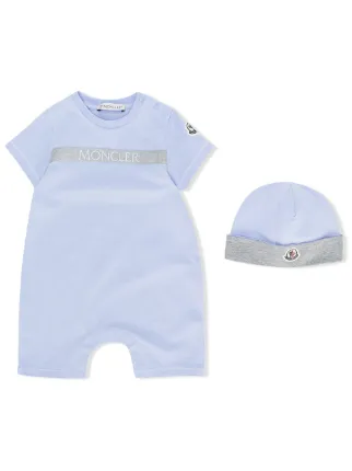 moncler baby blue romper moncler baby blue romper