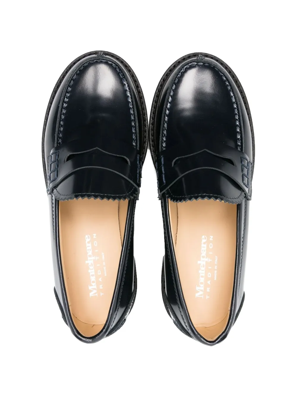  Montelpare Tradition Klassische Loafer   Blau 
