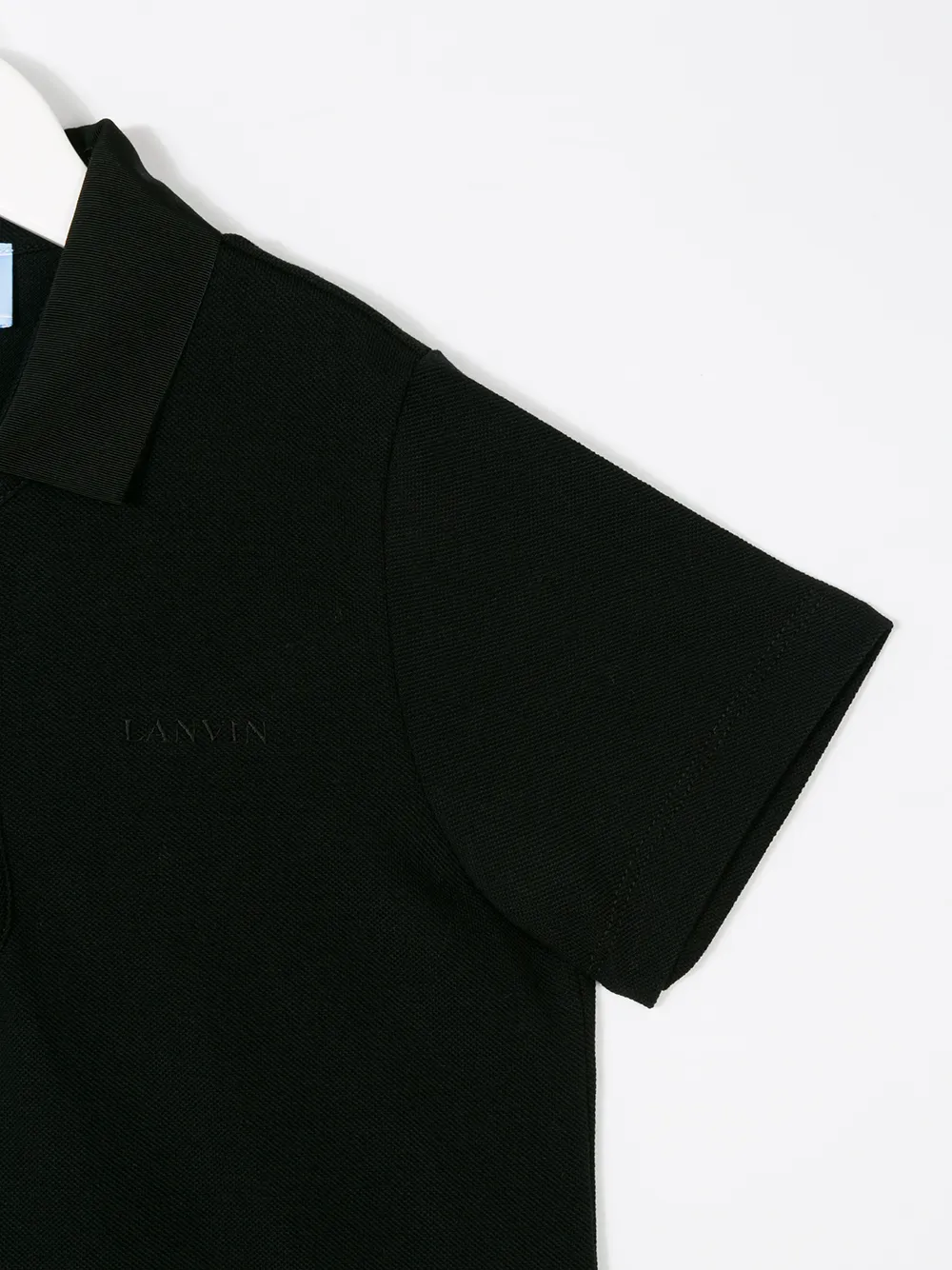 Lanvin Enfant klassiek poloshirt Zwart