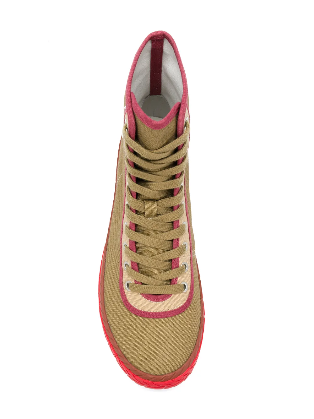 Marni M-logo hi-top sneakers Bruin