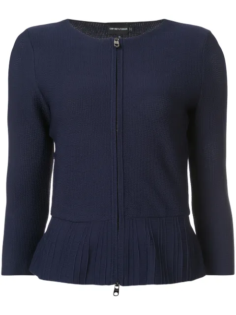 Con Cardigan Emporio Peplo Emporio Armani Cardigan Armani Con 8xx6zg