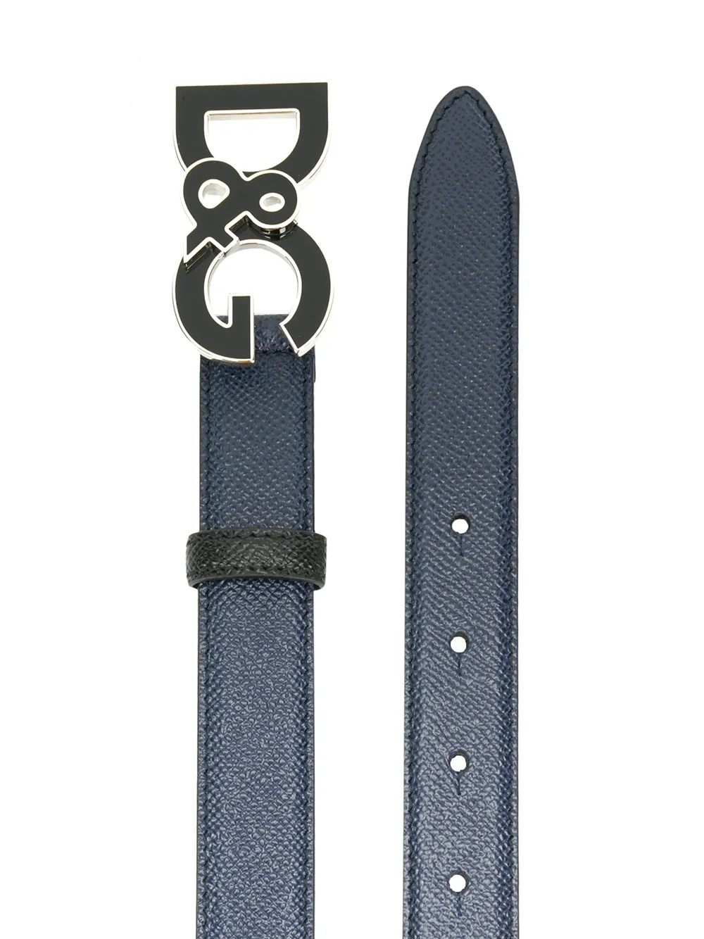 Dolce & Gabbana logo belt - Blauw