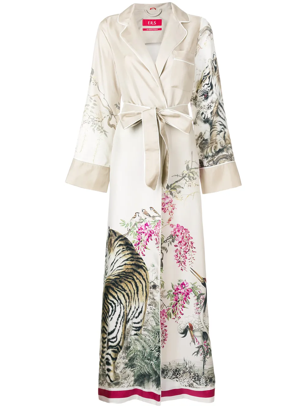 F.R.S For Restless Sleepers Roda Tiger Print Dress - Farfetch