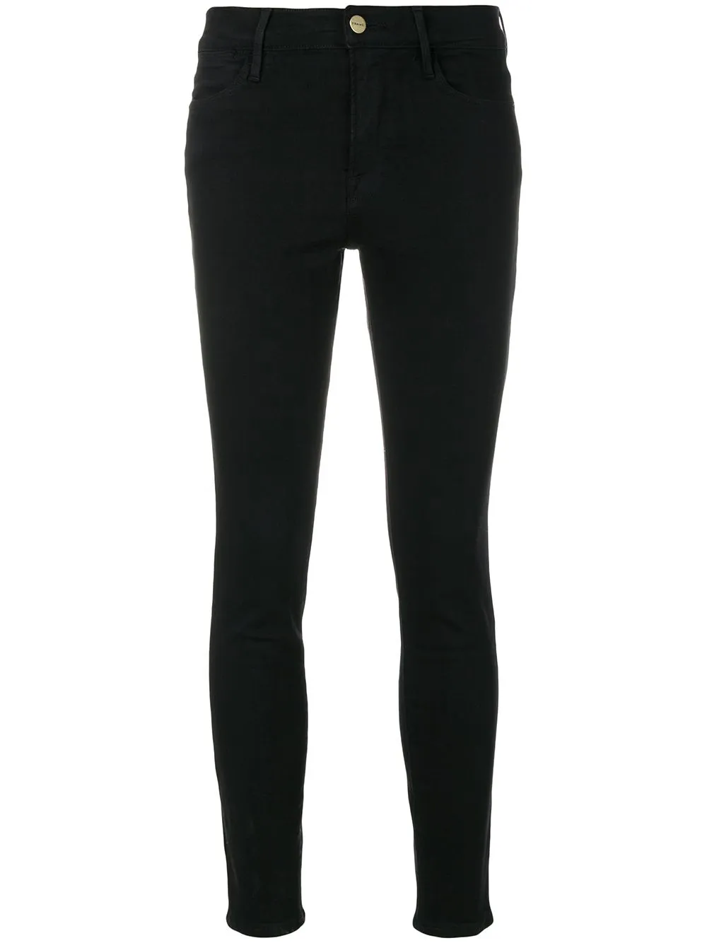 Frame Ali High-rise Skinny Jeans In Black
