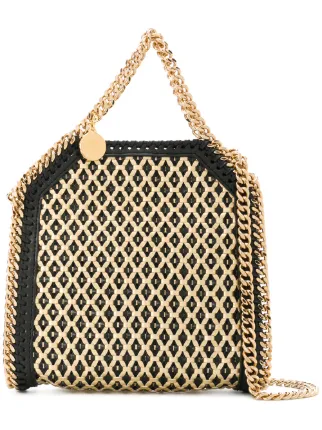 Stella Mccartney Woven Straw Falabella Bag Farfetch Stella Mccartney Woven Straw Falabella Bag