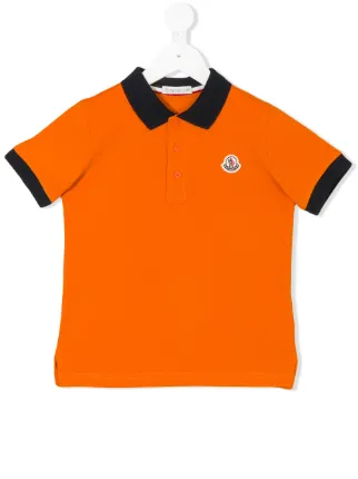 moncler yellow polo shirt