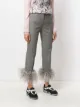 Prada embellished cropped trousers