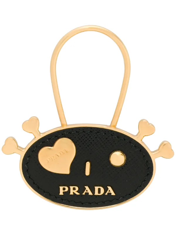 Prada I Heart Bag Charm Farfetch