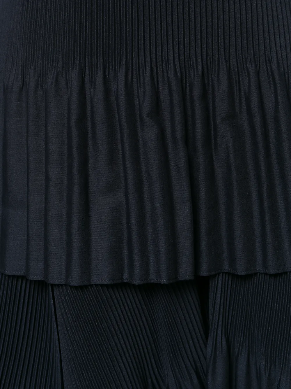 Brunello Cucinelli asymmetrische tierrok Blauw