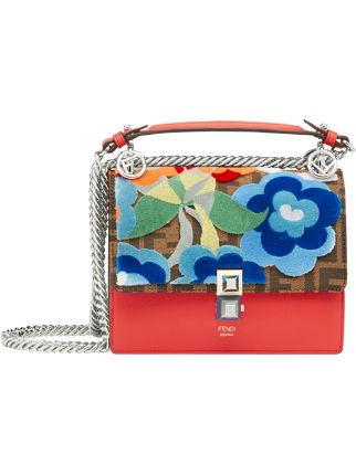 multi coloured leather shoulder bag