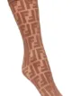 Fendi logo embroidered socks