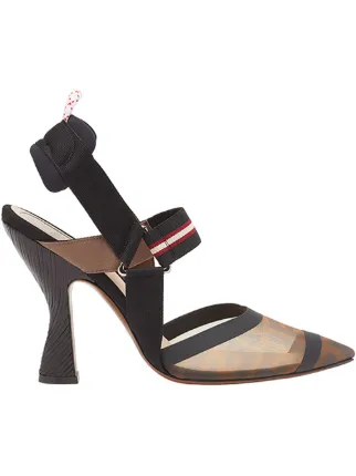 fendi colibrì slingback pumps