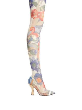 fendi stocking thigh high boots