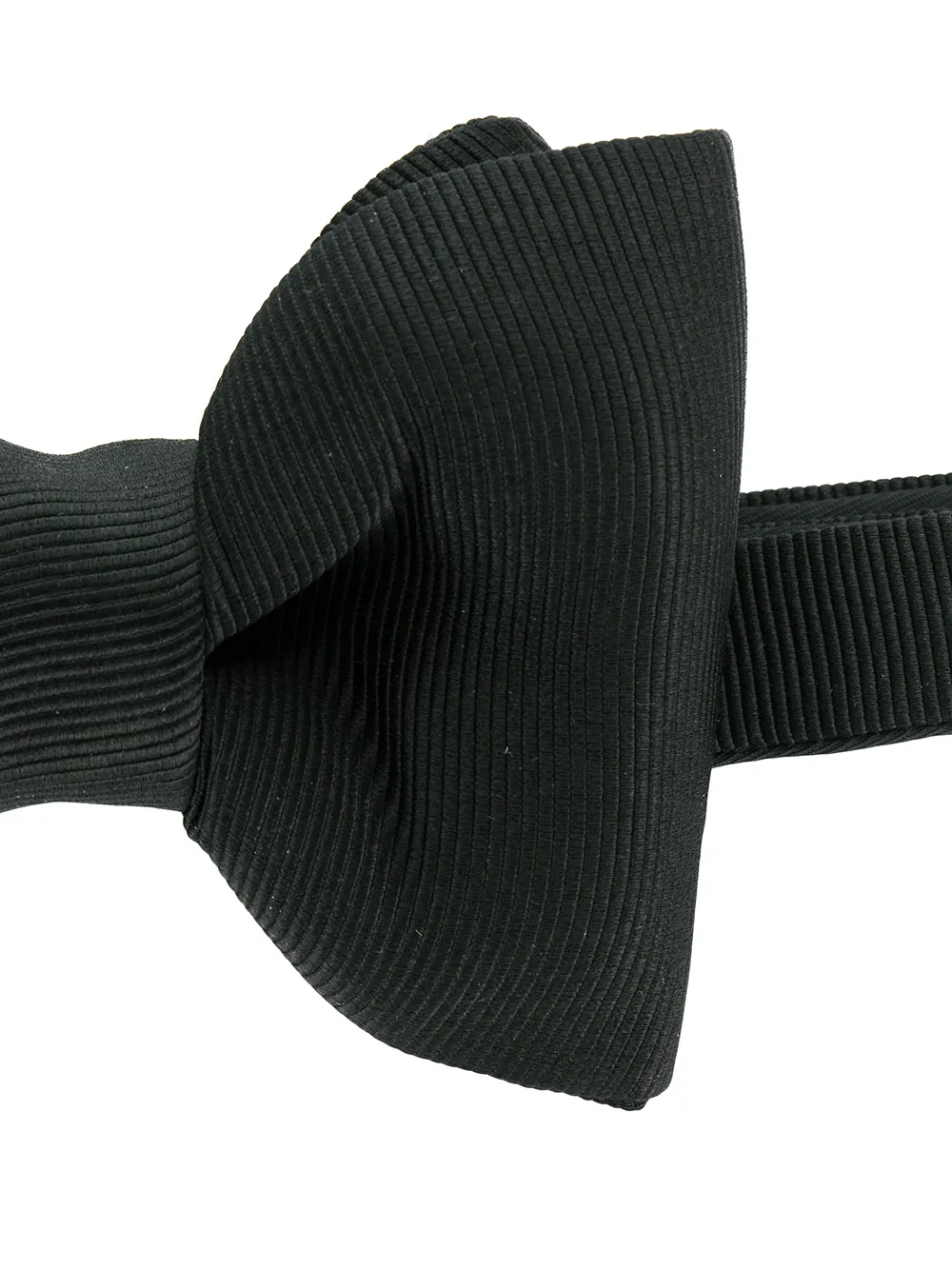 TOM FORD ribbed bow tie - Zwart