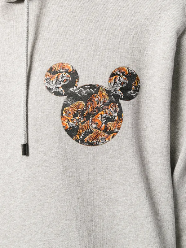 Marcelo Burlon County Of Milan Sudadera Mickey Mouse Tigers Sudadera Mickey Mouse con capucha Marcelo Burlon County Of
