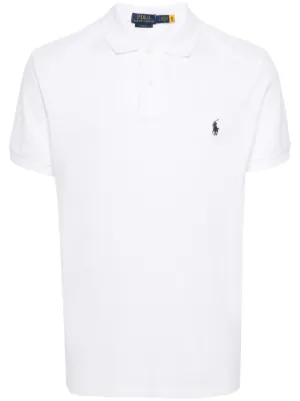 Polo Ralph Lauren polo-embroidered Polo Shirt | White | FARFETCH