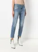 Versace Jeans Couture low rise distressed straight jeans