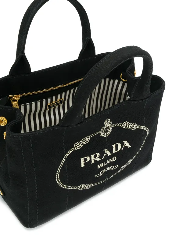 Prada カナパ キャンバス トートバッグ - Farfetch