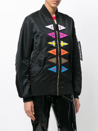 Flags Alpha MA-1 bomber jacket展示图