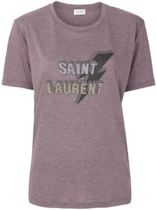 saint laurent lightning bolt t shirt