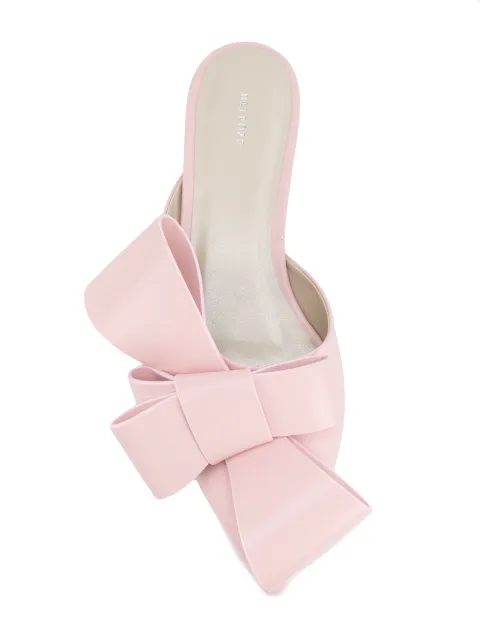 Delpozo pointed toe bow slippers