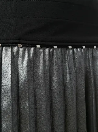 metallic pleat skirt展示图