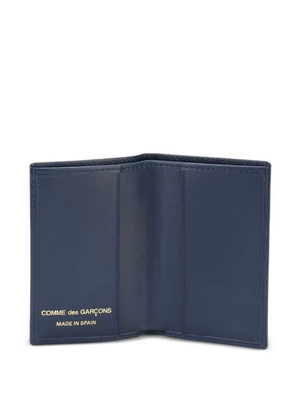 Comme Des Garçons Wallet Leather Wallet Blue FARFETCH IN