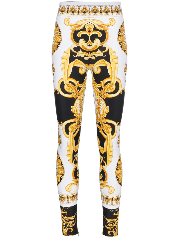 versace barocco leggings