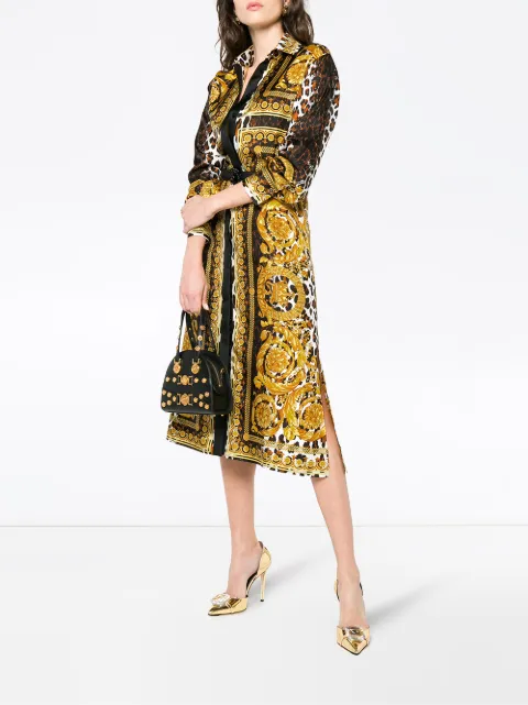 robe imprimé versace