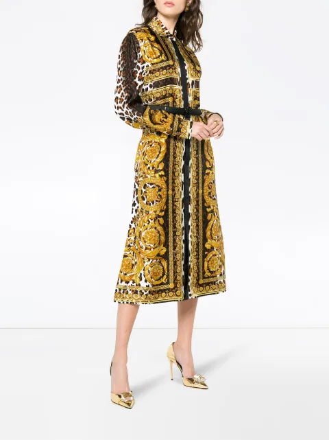 robe imprimé versace