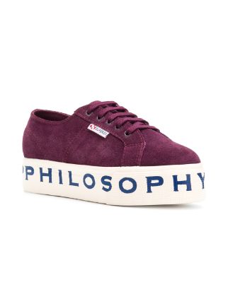 Superga X Philosophy裹踝带板鞋展示图