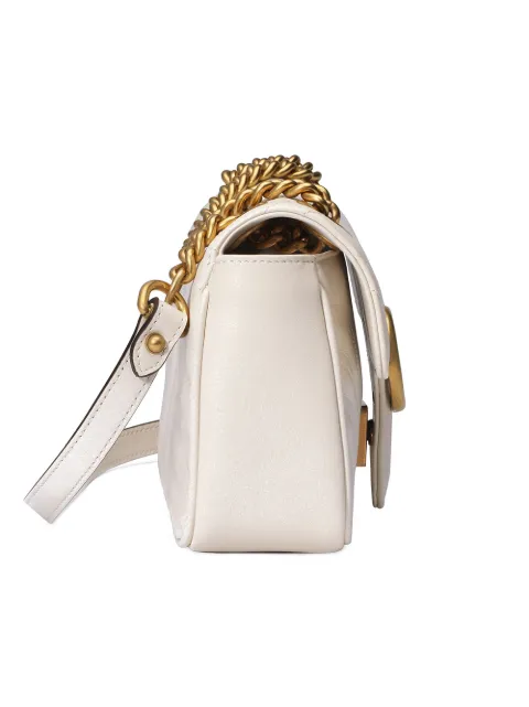 gg marmont matelassé mini bag white