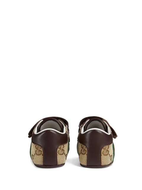 GUCCI BABY ORIGINAL GG SNEAKER WITH WEB