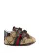 Gucci Kids حذاء رضع رياضي بخطوط خضراء وحمراء