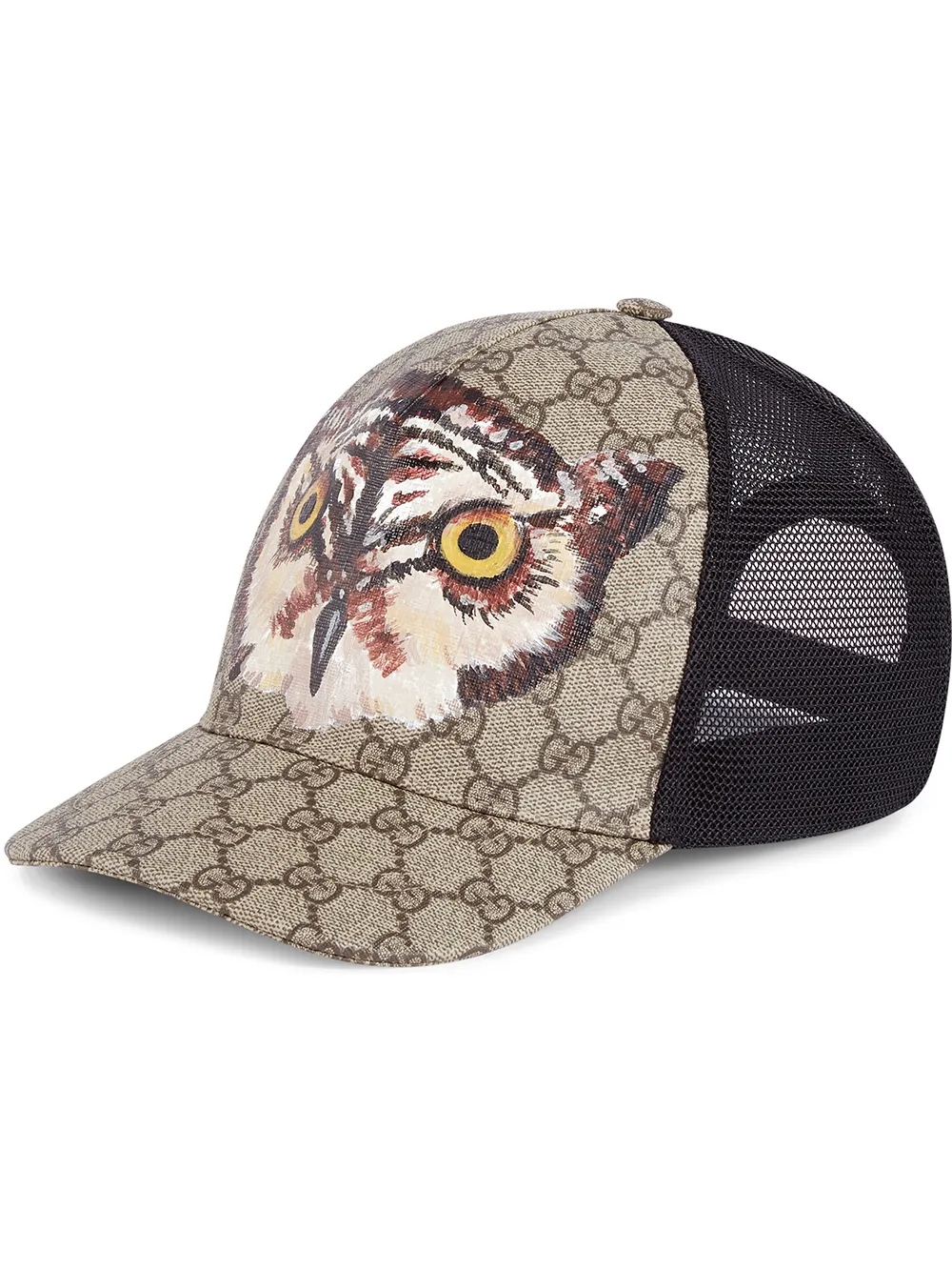 Gucci Owl Print GG Supreme Baseball Hat - Farfetch