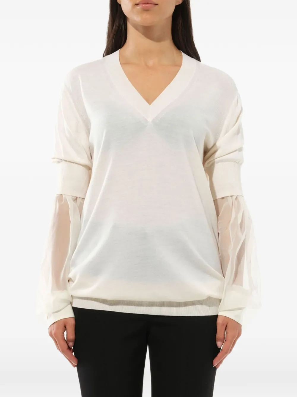 Givenchy trui met doorlopende mouw Wit