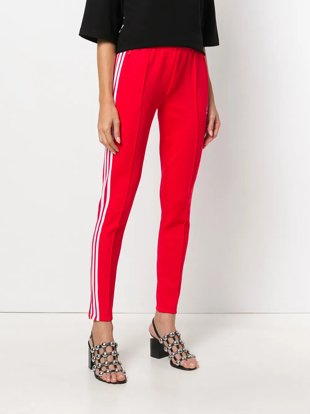  Adidas Schmale Jogginghose   Rot 