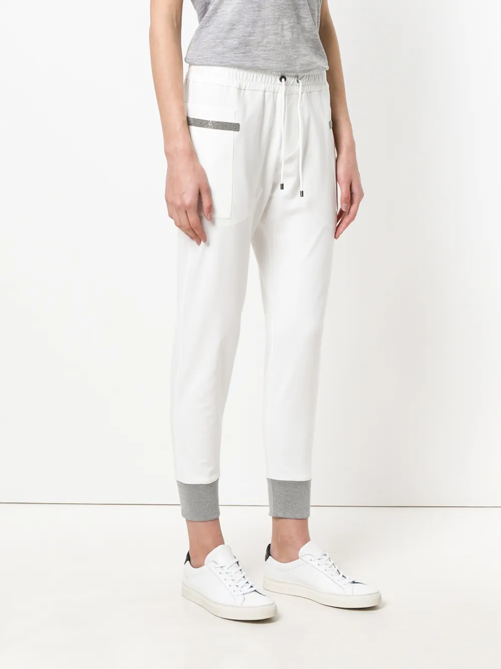 Brunello Cucinelli jogger sweatpants Wit