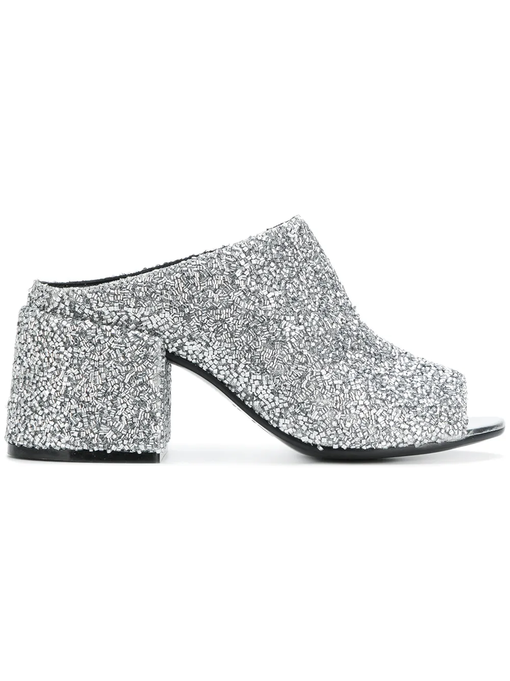 Mm6 Maison Margiela Mules Con Tacco Medio - Tendenza classica, vale la pena avere Mm6 Maison Margiela Mules Con Tacco Medio - Tendenza classica, vale la pena avere