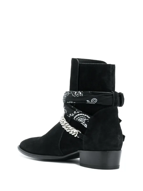 AMIRI Bandana Buckle Boots Shoe 