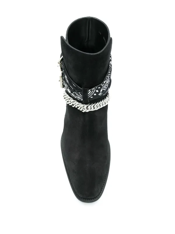 AMIRI Bandana Buckle Boots Shoe 