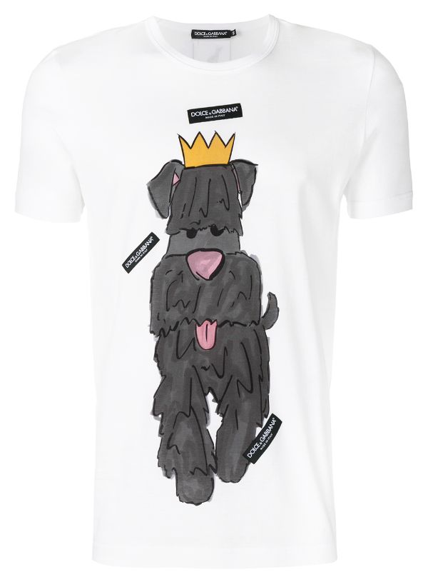 dolce and gabbana dog soldier shirt