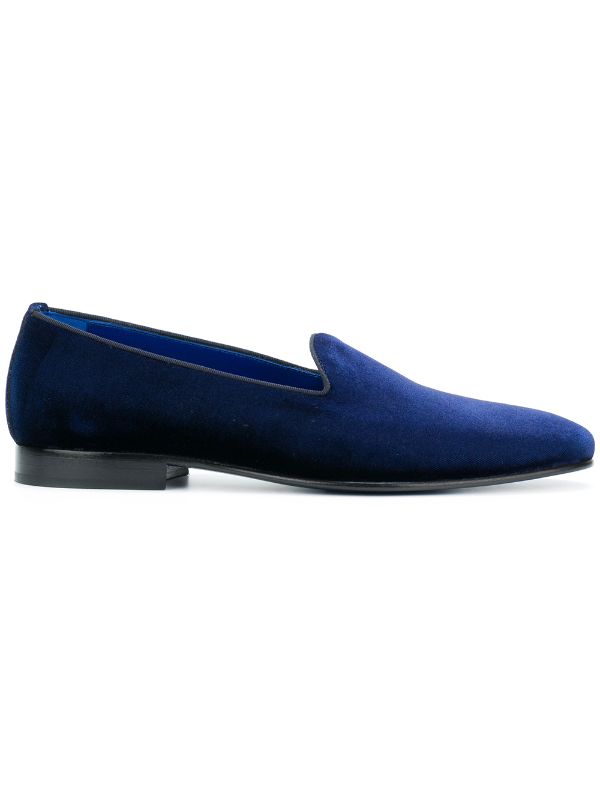 Shop blue LeQarant plain loafers with 