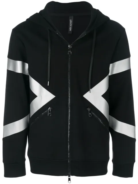 Neil Barrett Modernist hooded jacket