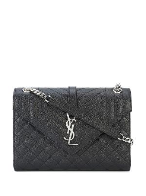 ysl bag black logo