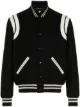 Image 1 of Saint Laurent Teddy bomber jacket