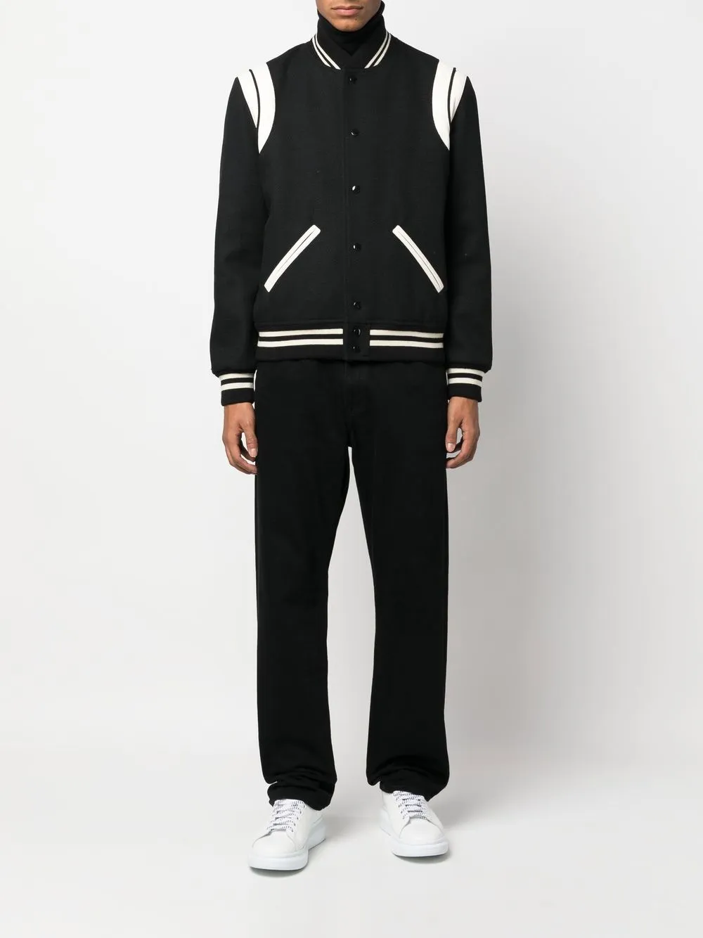 Saint Laurent Teddy Bomber Jacket - Farfetch