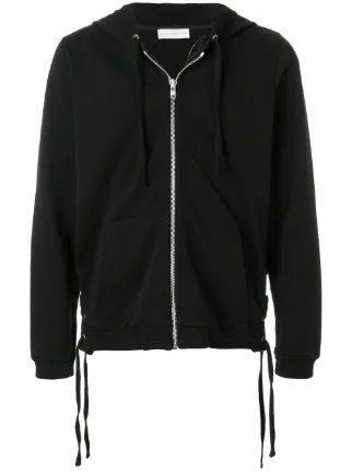 hoodie with lace up front