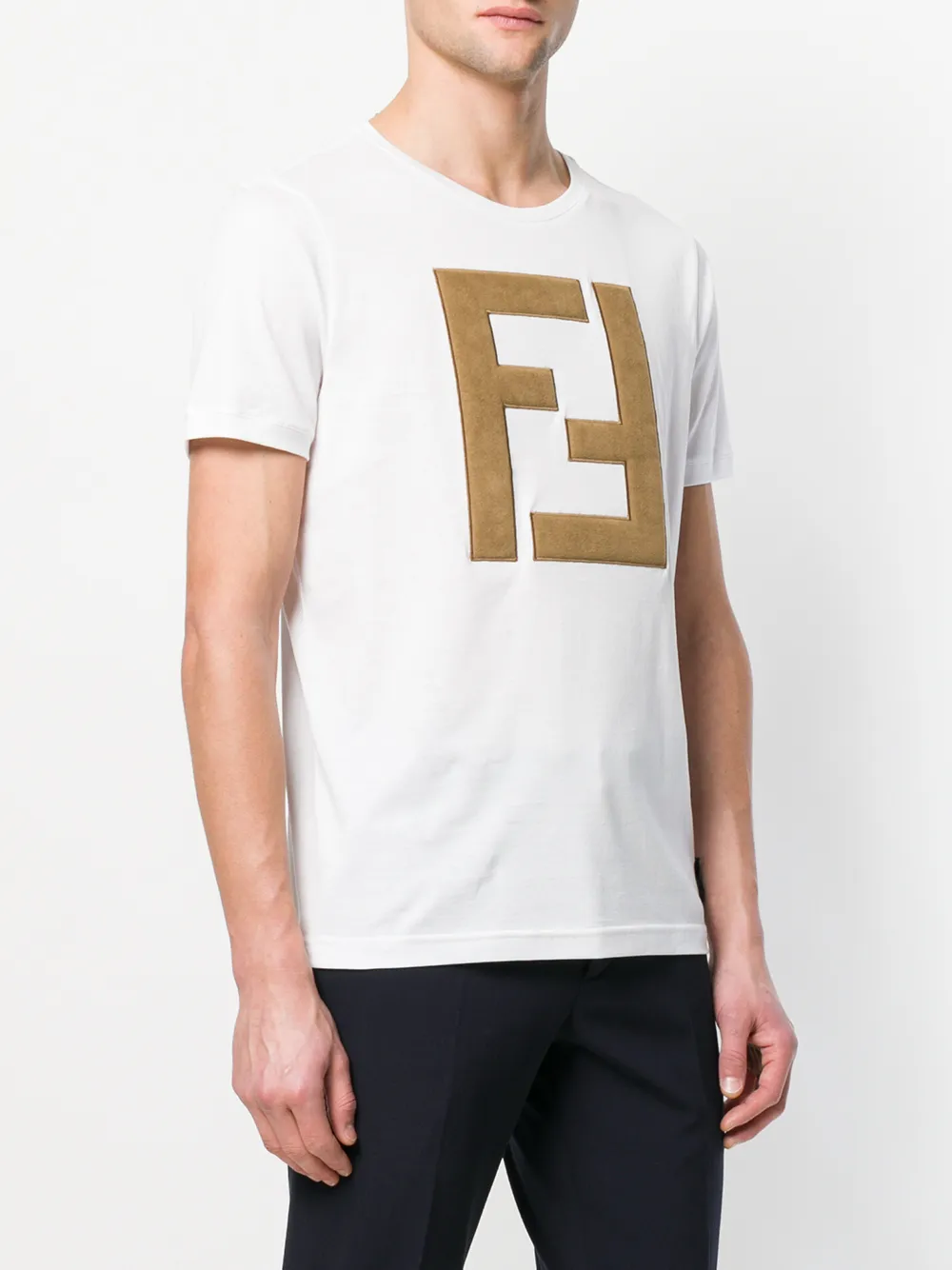 fendi ff logo t shirt