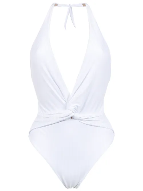 Aline halter neck swimsuit - Brigitte - Modalova